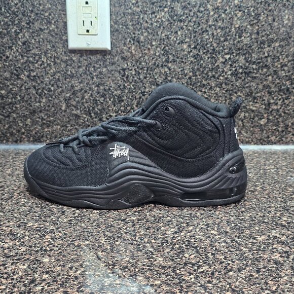 Nike Air Penny X Stussy 2 Black Size 8 DQ5674-001 Limited Edition Rare Collab - Picture 4 of 16